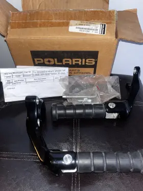 288-217-0658 Polaris Oem Rear Passenger Foot Peg Kit Black Part #288-217-0658