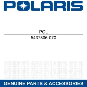 5437806-070 Polaris Floor-rear Blk Ranger 400