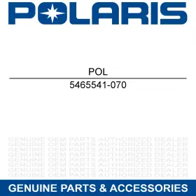 5465541-070 Polaris Closeoff-rear Lower 2p Blk