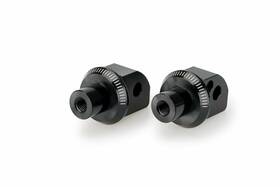 Puig 20838n Passenger Footpeg Adapter - Black