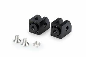Puig 21415n Rider Adjustable Footpeg Adaptor - Black