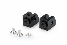 21415n Puig Rider Adjustable Footpeg Adaptor - Black