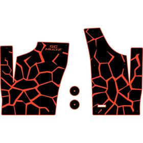 Sc Mudz Sorpolrzr10002sfl-oem-ce 2014-2024 Polaris Rzr 1000 2-seat Floor Mats Black/orange