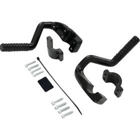 Show Chrome 41-422bk 1620-2501 Highway Rest Adjustable Peg - Satin