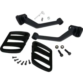 41-428bk Show Chrome Combat Floorboards - Stealth Black