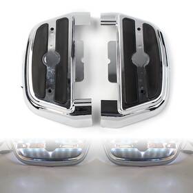 Successsss 236789261510 Light Passenger Footboard Floor Board Cover For Harley Dyna 06 Fl Softail Smok