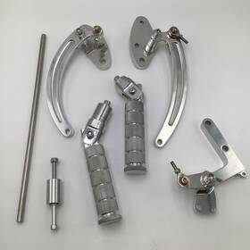 Tarazon 6589 17 Inch Forward Controls Foot Pedals For Yamaha Vmax 1200 Vmx1200 1985-2007 Aluminum