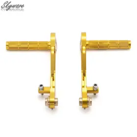 Rsktp-gol-sky-0206 Tarazon Billet Racing Foot Pedal Brake Accelerator Pegs For Go Kart Cart Aluminum