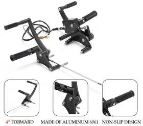 Tarazon Rssu-fcvzr1800-bla-bkcr Footpegs Forward Controls For Suzuki Boulevard M109r Vzr1800 2006-2009 2011-2020