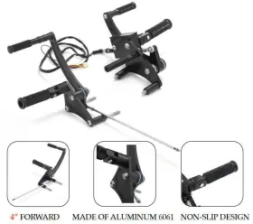 Rssu-fcvzr1800-bla-bkcr Tarazon Footpegs Forward Controls For Suzuki Boulevard M109r Vzr1800 2006-2009 2011-2020