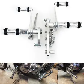 Rsvn800-gpq-0217 Tarazon Forward Control Footpegs For Kawasaki Vulcan 800 1995-2006 Vn800a Vn800b Classic