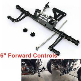 Tarazon Rsvs1400-bla-gsp 6 Inch Cnc Forward Controls Foot Pegs For Suzuki Vs1400 Glp Intruder 1400 1987-2009
