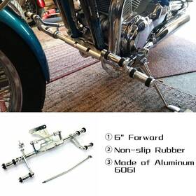 Tarazon Rsvs1400-sil-gsp1 Footpegs Forward Controls For Suzuki Intruder 1400 Vs1400 Vs1400glp 1987-2009