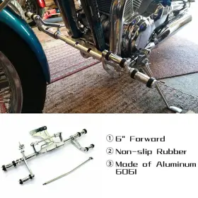 Rsvs1400-sil-gsp1 Tarazon Footpegs Forward Controls For Suzuki Intruder 1400 Vs1400 Vs1400glp 1987-2009