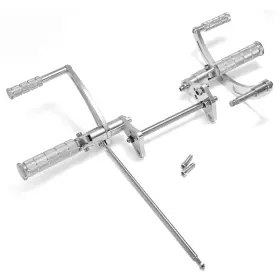 Rsya-fcxv250-sil-gsp2 Tarazon 4.5 Inch Forward Control Footpegs Polished For Yamaha Virago V-star 250 Xv250 88-24