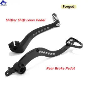 Zh-atv-000054-bla-8261-116 Tarazon Shifter Shift Lever Rear Brake Pedal For Yamaha Yfz450r 09 10-23 Forged Billet