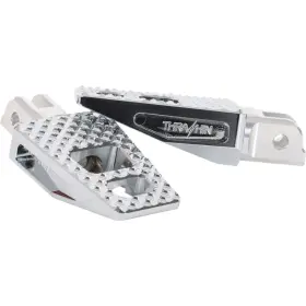 Tsc-2020-3-sf Thrashin Supply Company P-54 Extra Grip Driver Footpegs - Chrome