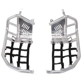 Tusk 116-632-0008ef56-da9bbd Foot Peg Nerf Bars With Heel Guards And Black Webbing For Yamaha Yfz 450