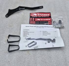 Xitomer Rkrbp02-st Rear Brake Pedal Fit For Suzuki Dr650 1996-2025 Black Motorcycle