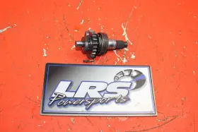 10v-1566-00-00 Yamaha 1998 88-06 Blaster 200 Kickstart Kicker Axle Shaft W Gear Spring And