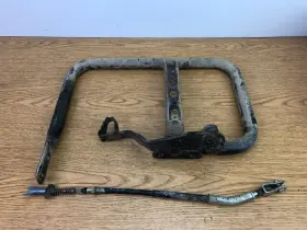 4s1-f7462-00-00 Yamaha 2007-2012 Big Bear 400 4x4 Oem Right Foot Rest Bracket Brake Pedal