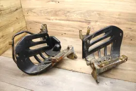 5lp-21691 Yamaha 01-05 2003 03 Raptor 660 Yfm66r Left Right Foot Heal Rest Guard Guards