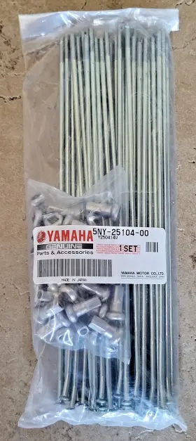5ny-25104-00 Yamaha Yz250f Yz426f Yz450f Wr450f 21 Inch Front Wheel Rim Spoke And Nipple Set Kit