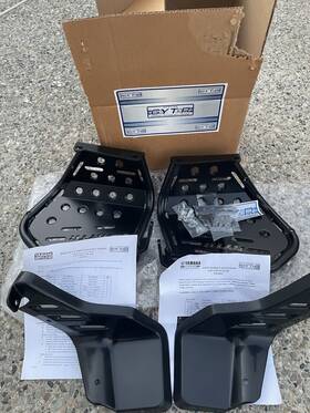 Yamaha Gyt-5tg57-50-bk New Nos Oem Yfz450 Footwell Foot Well Guard And Extension Set