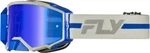 Fly Racing 37-51918 Zone Pro Goggle Grey/blue W/blue Mirror/smoke Lens New. Price: $89.95.