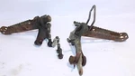 1987-2004 Yamaha Warrior YFM350X Left Right Foot Rests Pegs Steps Used. Price: $49.99.