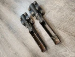 1986 Honda TRX200SX Oem Foot Pegs Bar Step L&r #50610-HB3-405 Used. Price: $25.00.