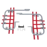 Dg Performance Steel Nerf Bars-silver Bar-red Web 2009-2018 Honda TRX250X New. Price: $293.30.