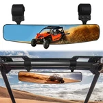 Rear View Mirror, Hkoo 16.5" Wide Race With 1.75"-2 Clamps New. Price: $25.91.