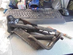 1989 Yamaha Big Bear 4WD Left Right Footpegs 2HR-27411-00-00 D'occasion. Price: $32.63.