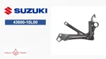 Suzuki Oem 43600-10L00 Hayabusa Passenger Footrest Assembly Rh Right 2022 2023 New. Price: $196.45.