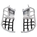 Tusk Foot Peg Nerf Bars Heel Guards Silver Black Webbing Fits Honda Trx 450 New. Price: $199.88.
