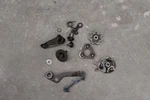 2002 Suzuki Ozark 250 Shifter & Clutch Linkage Parts Lot #7 Used. Price: $20.00.