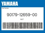 Yamaha Genuine Nut 90179-12659-00 New. Price: $11.29.