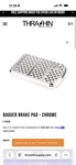 Thrashin Supply Bagger Break Pad Chrome New. Price: $130.00.