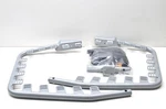 Aftermarket 54-7450 Silver Steel Nerf Bar Kit Nos New. Price: $127.46.