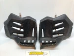 Oem 2006-2009 Suzuki Heel Guards Foot Pegs Rests Right Left Set Used. Price: $130.00.