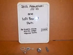 2012 Kawasaki ZX10 ZX-10 Oem Left Side Rearset Parts 92043-1326, 92145-0780, 482 Used. Price: $15.00.