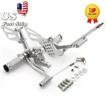 Fxcnc Fit Suzuki GSXR750 GSXR1000 SV650/SV650S Rearset Foot Pegs Pedals Silver New. Price: $101.31.
