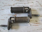 Kawasaki EN500 Vulcan 2008 2009 Right Left Rear Foot Pegs 34003-0057 / 0058 Used. Price: $34.95.