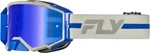 Fly Racing 37-51918 Zone Pro Goggle Grey/blue W/blue Mirror/smoke Lens New. Price: $69.99.