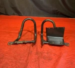 2001 Suzuki Left & Right Heel Guard Mounting Brackets 43580-40B10-019 Used. Price: $89.95.