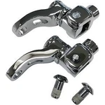 Drag Specialties 1620-2476 Chrome Adjustable Passenger Peg Mount Kit New. Price: $164.75.