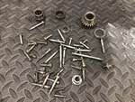 1997 - 2001 Kawasaki Oem Kx 125 Misc Engine Hardware Bolts Crank Gear Nut Used. Price: $25.00.