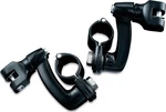 Kuryakyn Longhorn Offset Peg Mounts With 1-1/4INCH Clamp Black New. Price: $173.99.