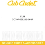 Cub Cadet 707-06628B-0637 Floor Board Plate Powder Black Challenger 4X2 400LX New. Price: $87.51.